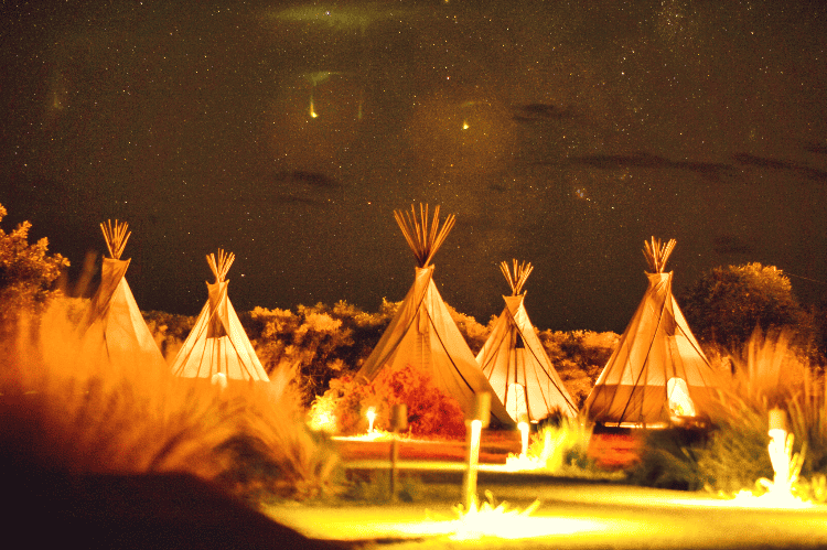 tepee glamping