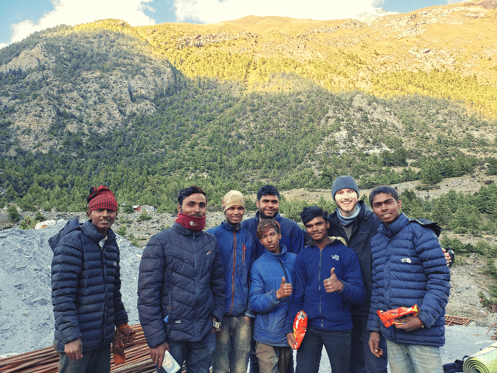 group of boys in nepal