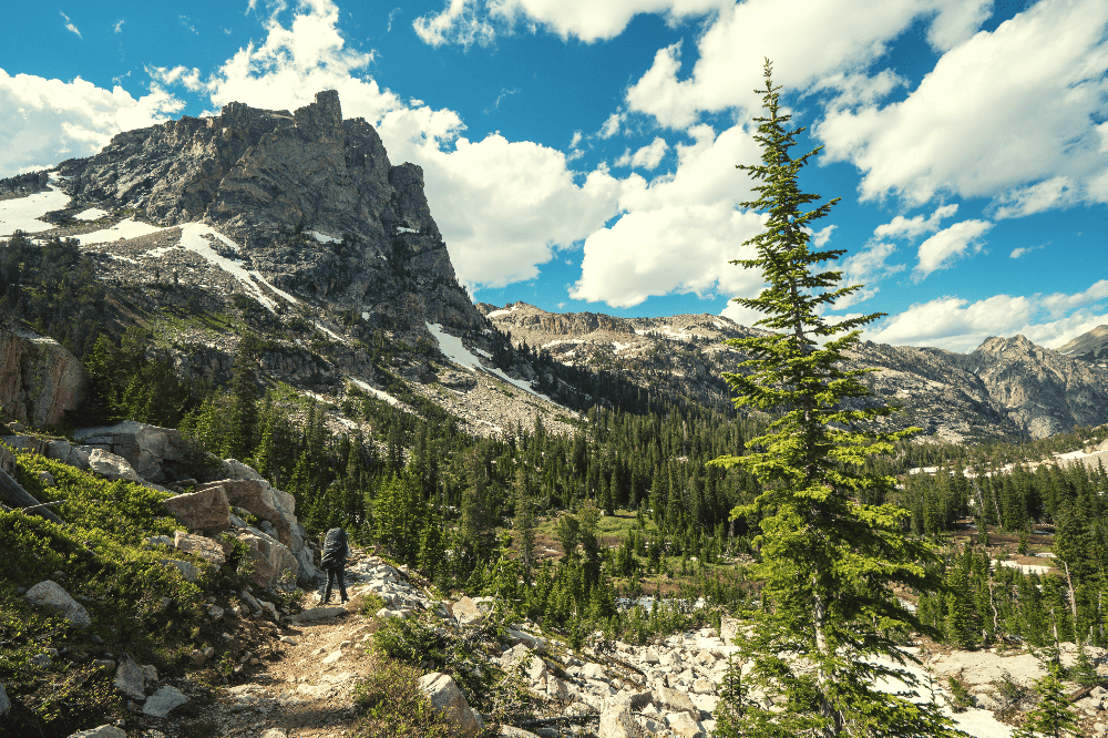 grand teton mountains crest trail
