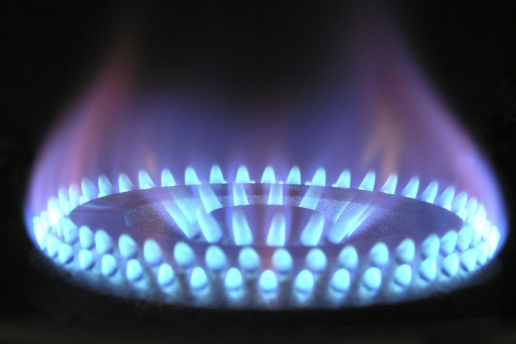 stove burner blasting heat