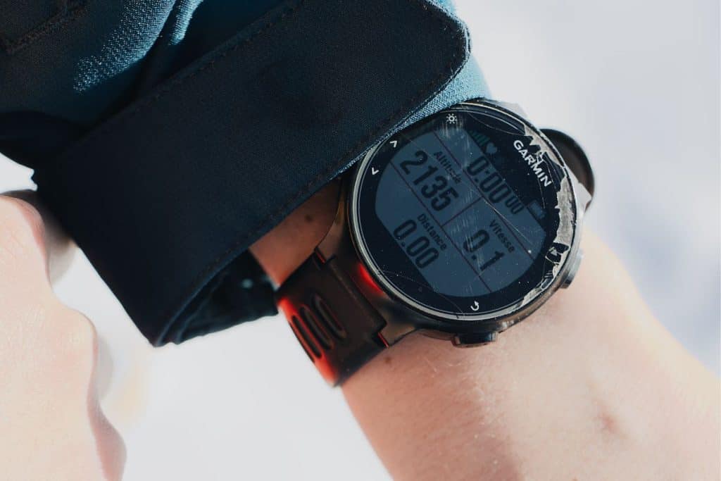 black watch on a man's wrist